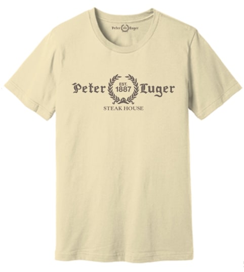 Logo Tee - Tan – Peter Luger Steak House